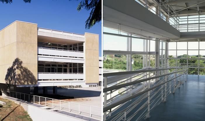 Biblioteca Central e o Ambulatório de Fisioterapia da PUC Campinas