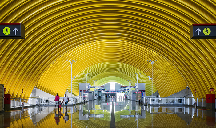 Estações típicas do Metrô Bahia